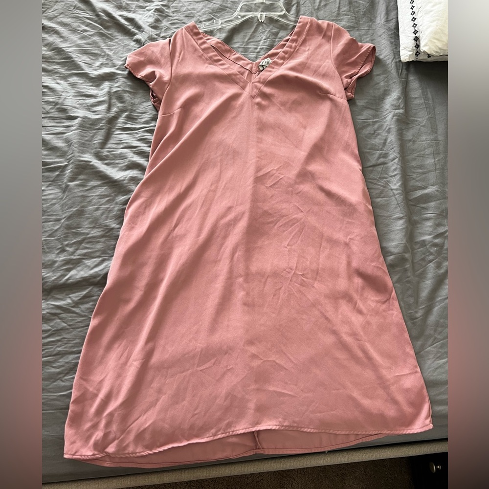 A new day size Medium Pink Short sleeve Shift Dress